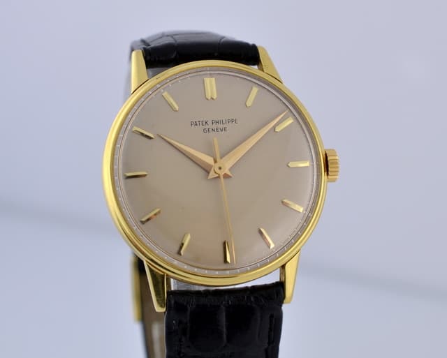 Patek Philippe Calatrava 18K Manual Wind Silver Dial 34.5MM