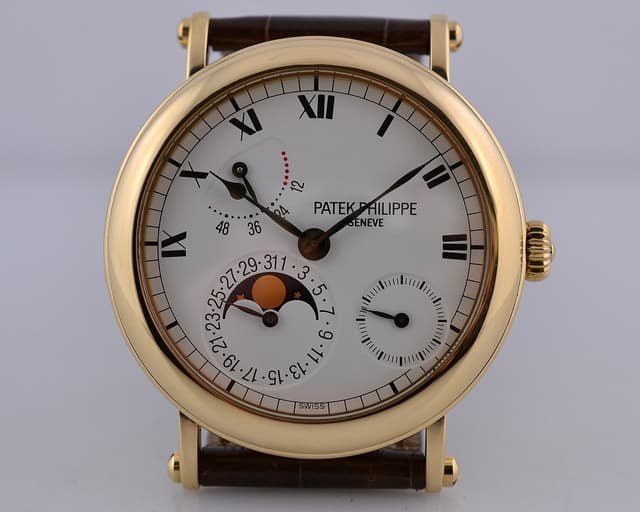 Patek Philippe Power Reserve Half-Hunter Moon Phase 18K Yellow Gold
35MM