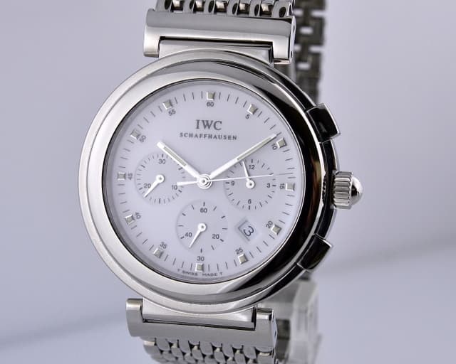 IWC Da Vinci SL Chrono White Dial SS/SS 37MM