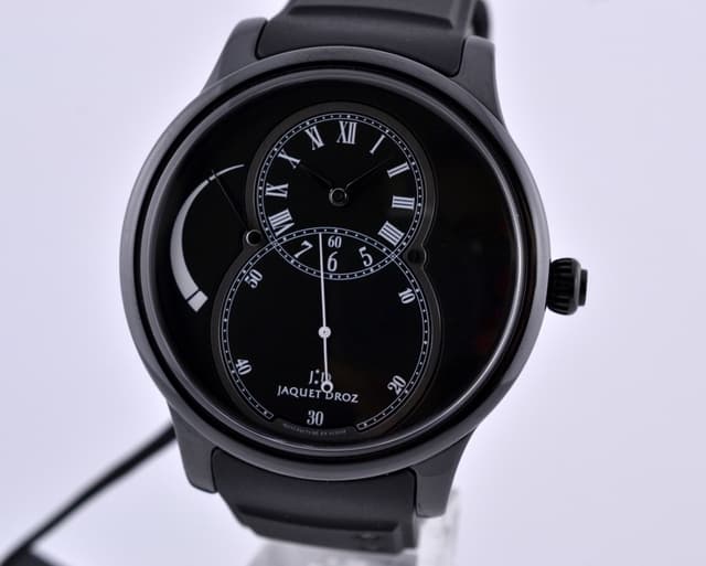 Jaquet Droz Reserve de Marche Ceramique
Black Dial White Power Reserve 44M