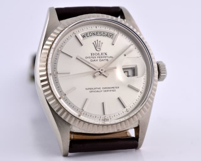Rolex Oyster Perpetual Day-Date 18K White Gold Circa 1960