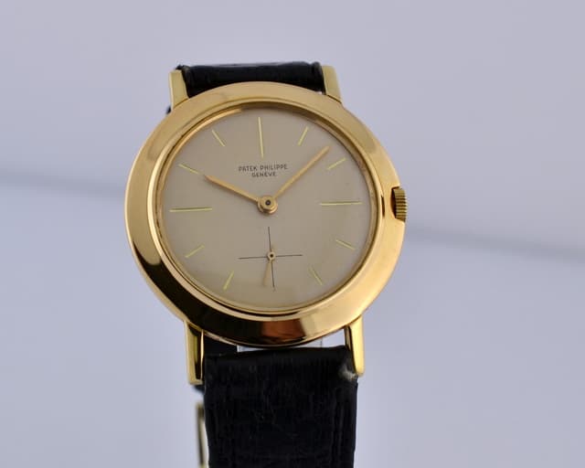 Patek Philippe Vintage Manual WInd 18K Yellow Gold Cream Dial 1963