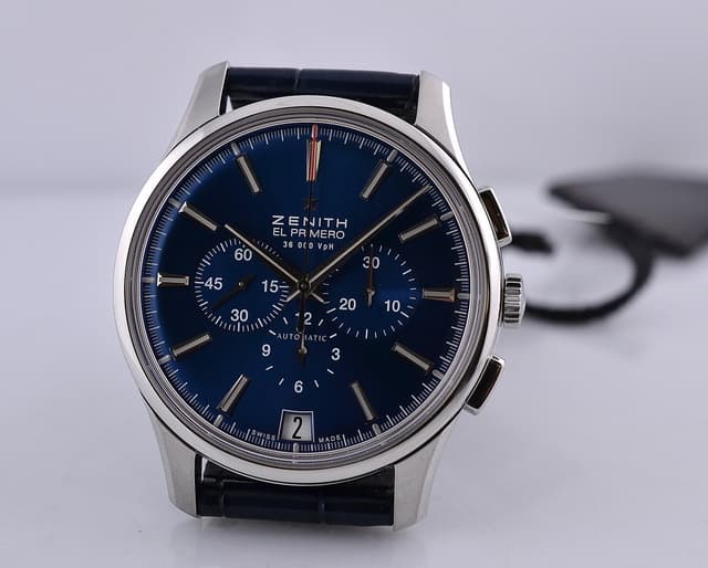 Zenith Captain Chronograph 
Limited Blue Dial SS 44MM