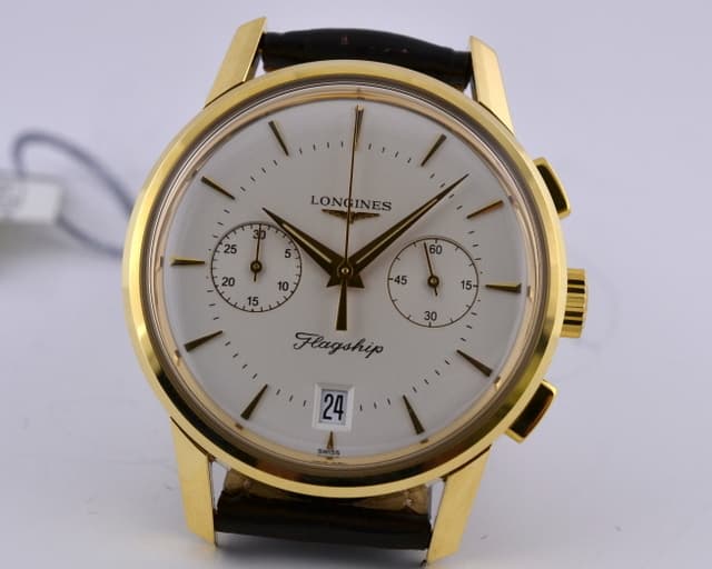 Longines Flagship Heritage Chronograph
18K YG

