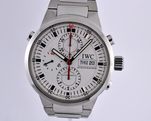 IWC GST Split-Second SS White Dial 43MM