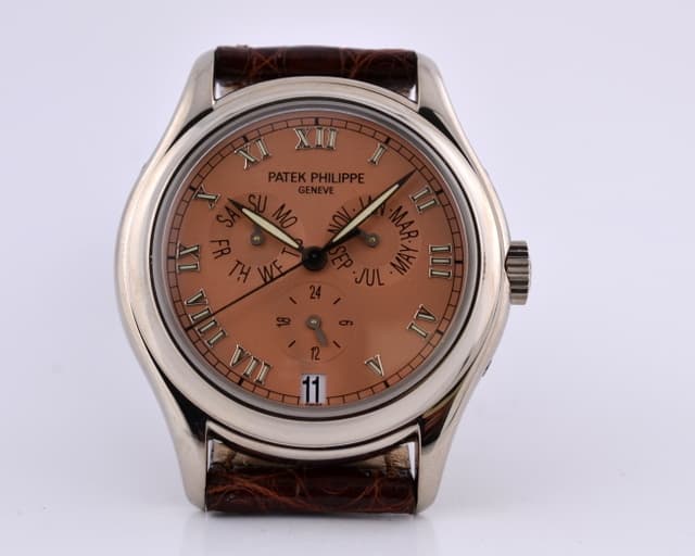Patek Philippe Annual Calendar 18K White Gold Salmon Dial 37MM