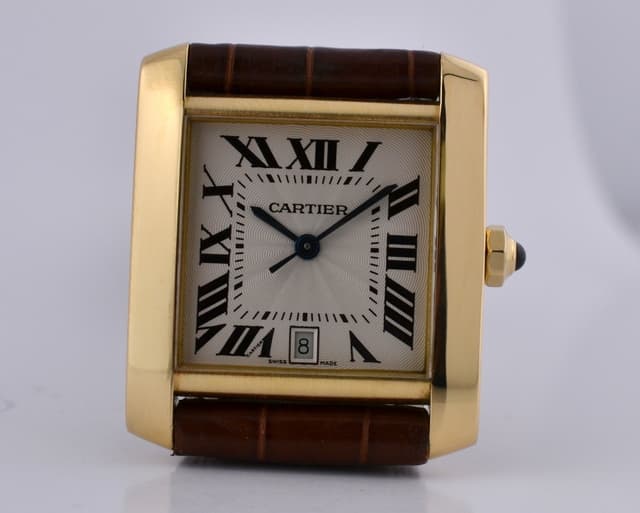 Cartier Tank Francaise 18K Yellow Gold / Deployant Automatic 