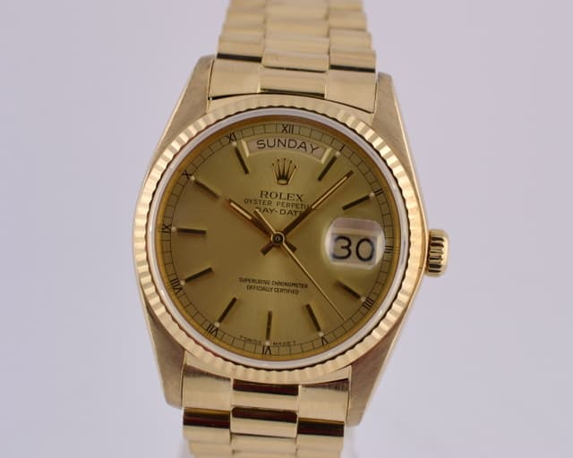 Rolex Day Date 18K YG President Bracelet 