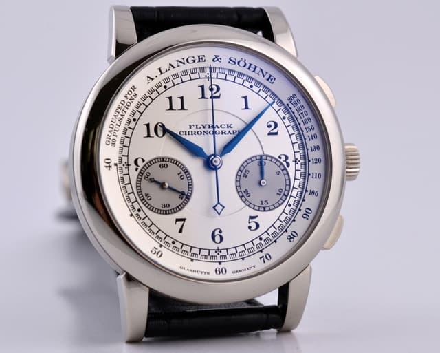A. Lange and Sohne 1815 18K White Gold Chronograph
Flyback 39MM