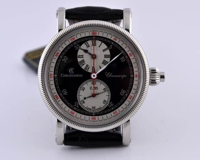 Chronoswiss Chronoscope SS Black Dial 