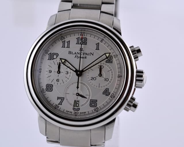 Blancpain Flyback Chronograph Silver Dial SS