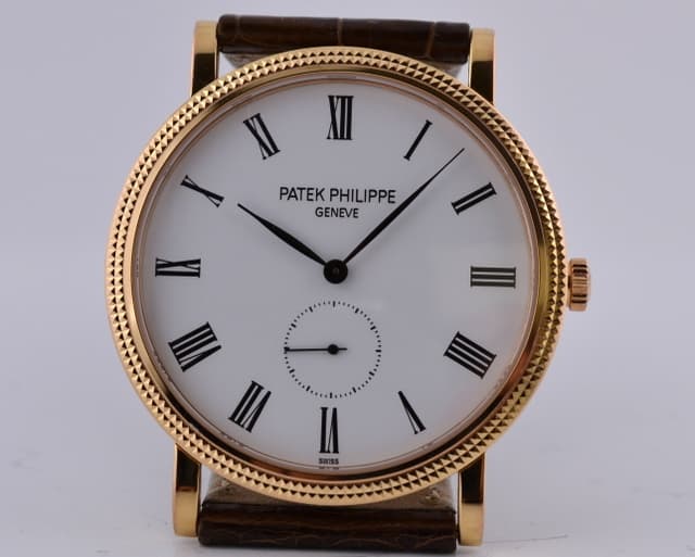 Patek Philippe Calatrava Hobnail Bezel 18K Rose Gold 36MM