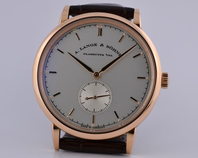 A. Lange and Sohne Saxonia Manual Wind 18K Rose Gold 37MM