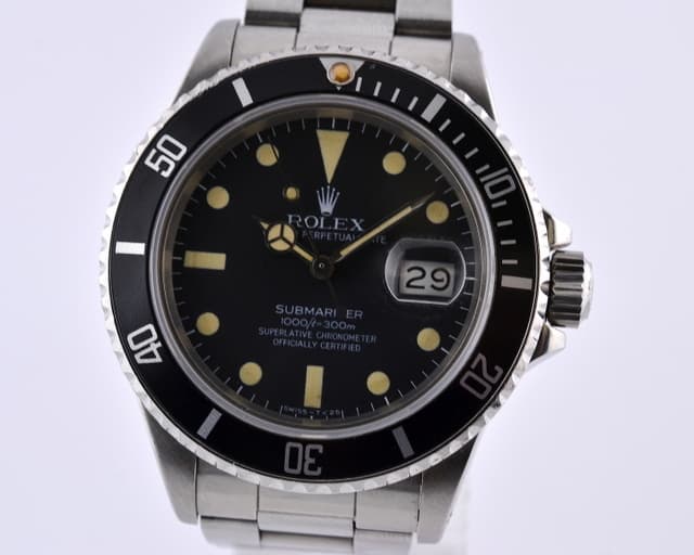 Rolex Transitional Submariner Matte Tritium Dial 1985 