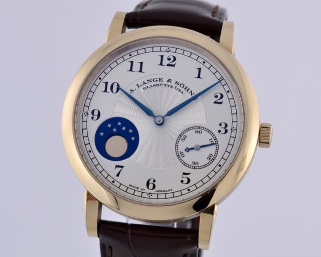 A. Lange and Sohne 1815 Moonphase 18K Yellow Gold "Hommage to FA Lange"