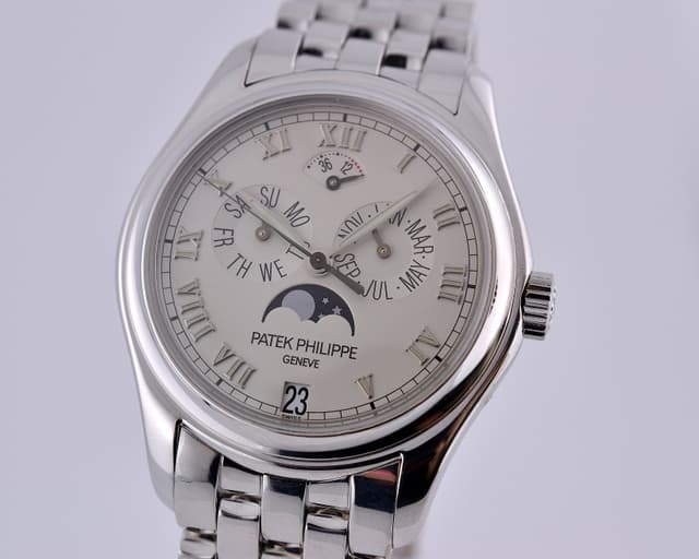 Patek Philippe Annual Calendar Power Reserve Moonphase 18K WG / WG