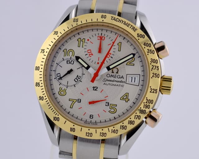 Omega Speedmaster Chronograph Date SS / 18K 39MM