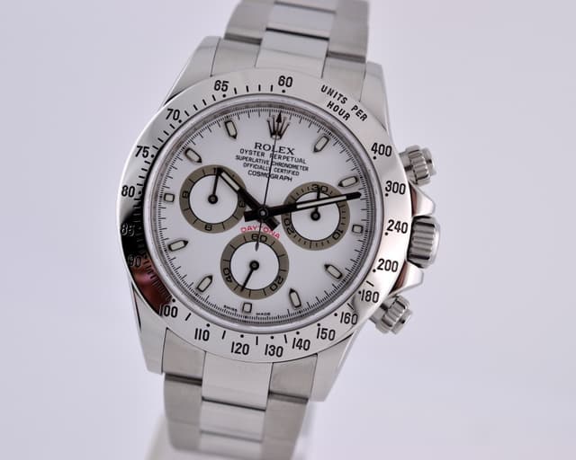 Rolex Daytona SS White Dial