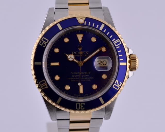 Rolex Submariner 18K / SS Blue Dial  
