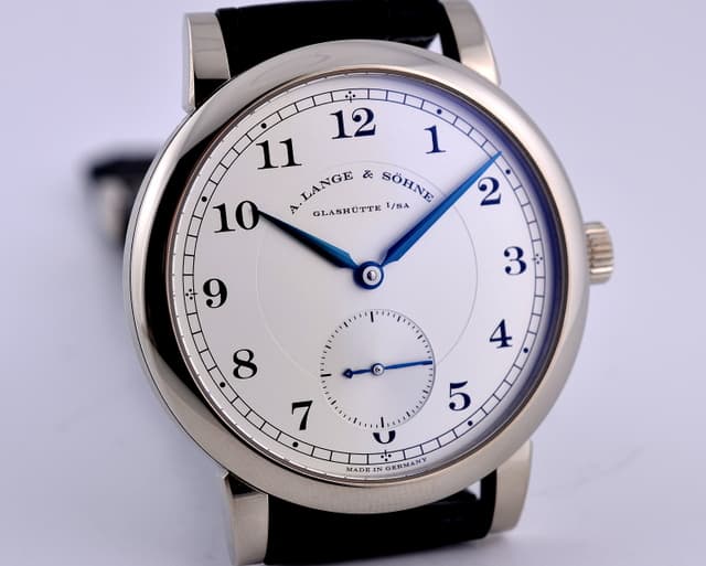 A. Lange and Sohne 1815 18K WG Silver Dial Manual Wind