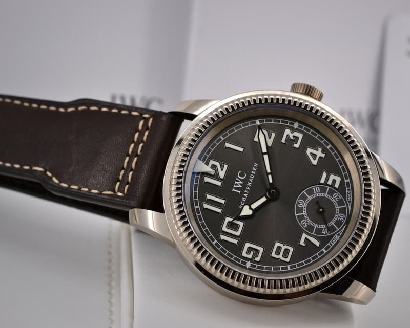 IWC Vintage Collection Pilots Watch 18K White Gold 