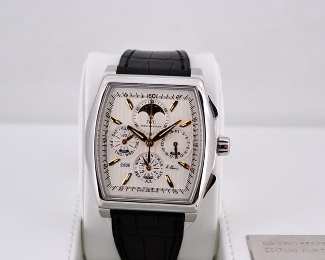 IWC Da Vinci Kurt Klaus Perpetual Calendar Chronograph SS 