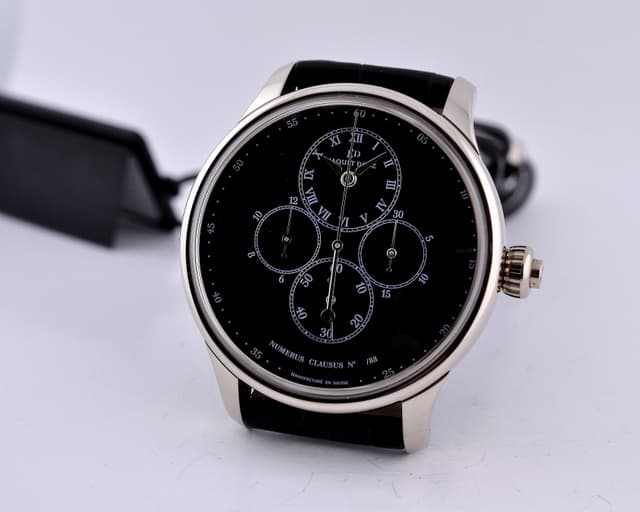 Jaquet Droz La Chaux-de-Fonds 1738 Chronograph 18K WG 