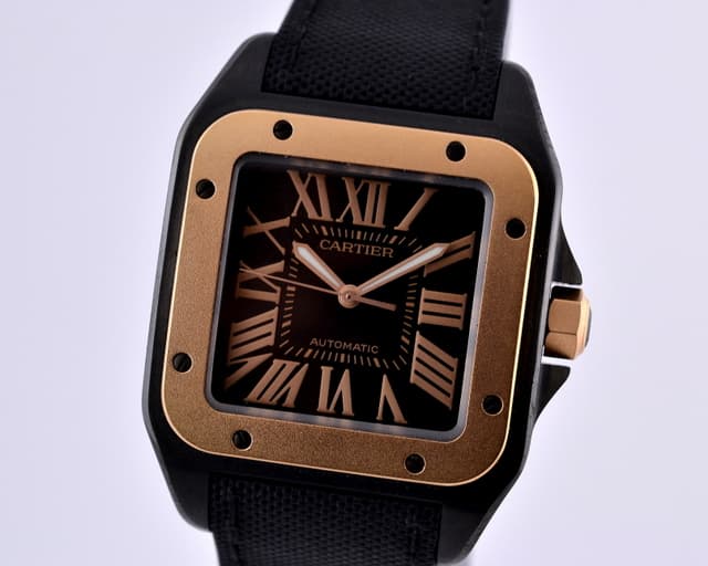 Cartier Santos 100 XL DLC / 18K Automatic "100th Anniversary"