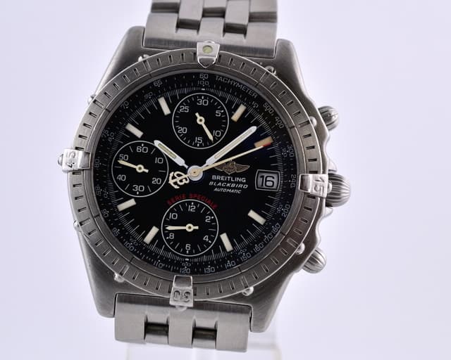 Breitling Chronomat Blackbird SS Serie Speciale Black Dial
