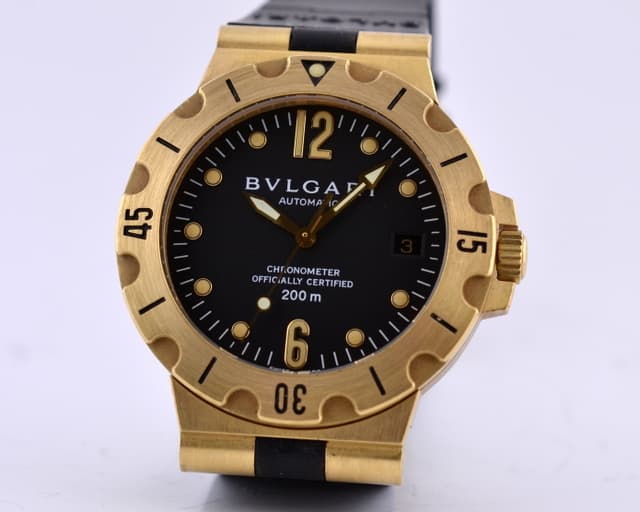 Bulgari Diagano Professional Scuba Automatic 18K YG 