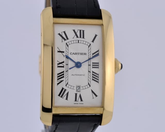 Cartier American Tank XL 18K YG