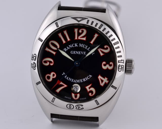 Franck Muller TransAmerica Automatic SS Black Dial 