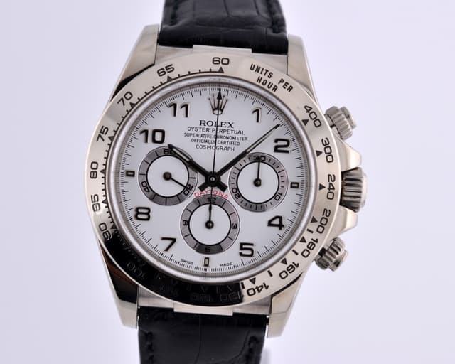 Rolex Daytona 18K WG Zenith Movement 