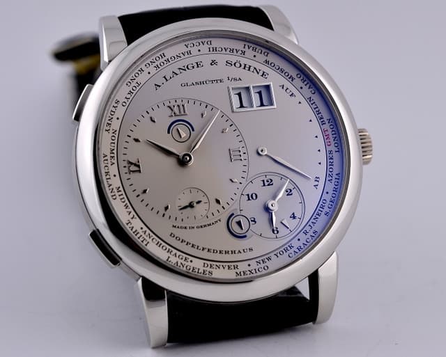 A. Lange and Sohne Lange 1 TimeZone Platinum 