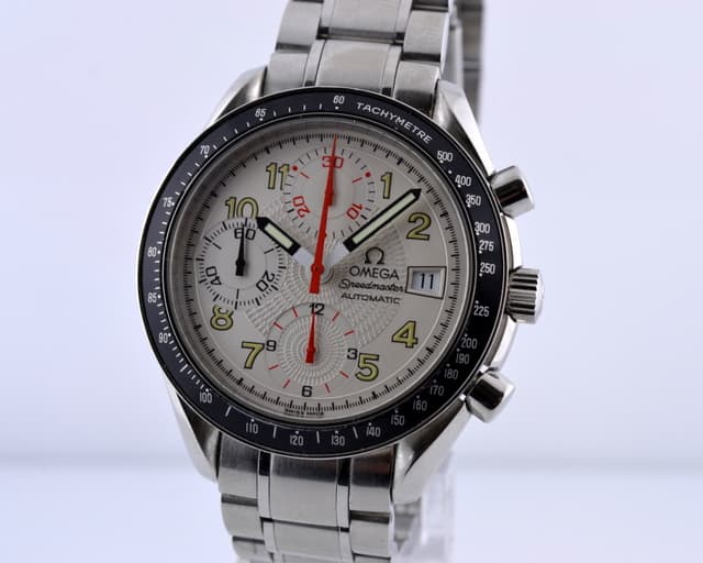 Omega Speedmaster Chronograph White Dial SS / SS