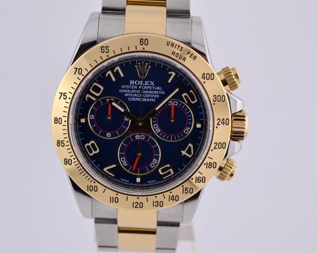 Rolex Daytona Blue Dial 18K / SS 
