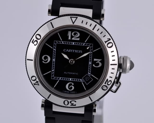 Cartier Pasha Seatimer Rubber / SS 