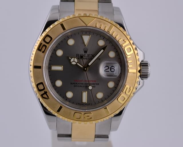 Rolex Yacht Master 18K / SS Grey Dial 