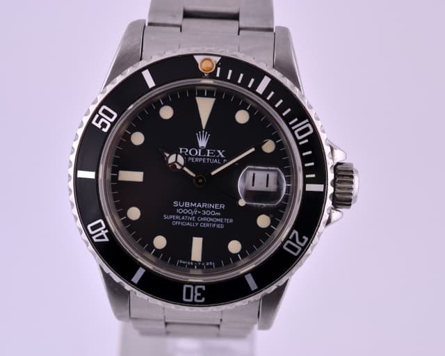 Rolex Transitional Submariner Matte Tritium Dial 1981