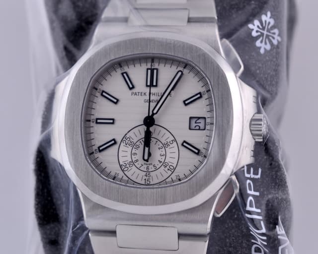Patek Philippe Nautilus Chronograph White Dial SS UNWORN