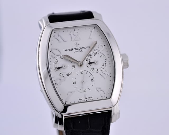 Vacheron Constantin Royal Eagle Day Date Silver Dial 18K WG