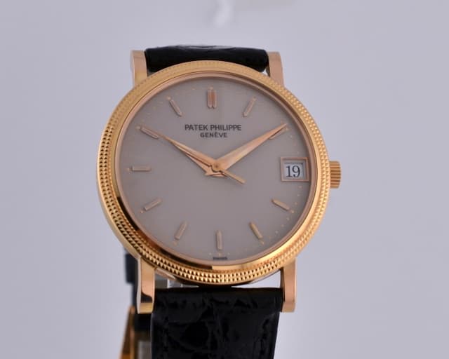 Patek Philippe Calatrava 18K RG Automatic Ivory Dial