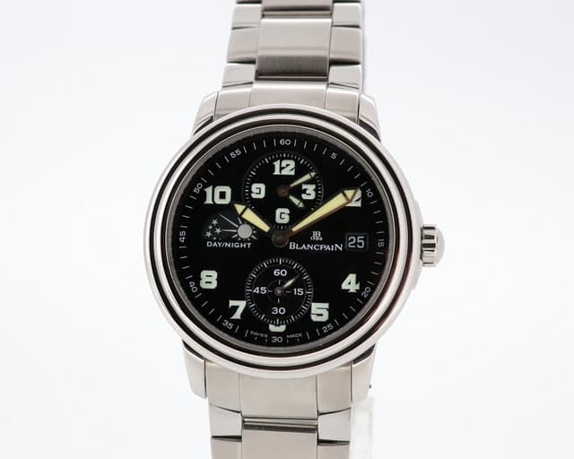 Blancpain Timezone Black Military Dial SS / SS
