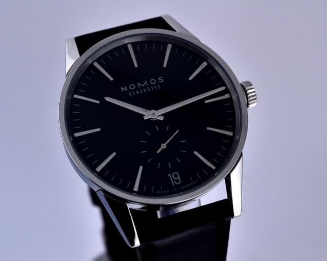 Nomos Zurich Datum SS Black Dial 