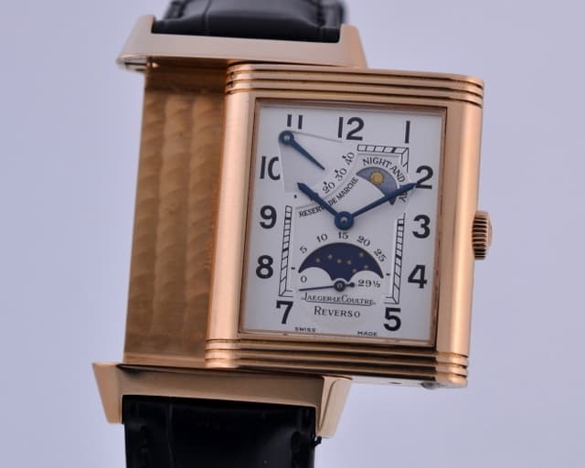 Jaeger LeCoultre Reverso Sun Moon Power Reserve 18K RG