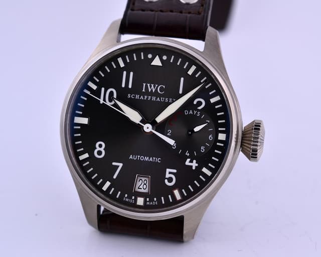 IWC Big Pilot Grey Dial 18K WG 