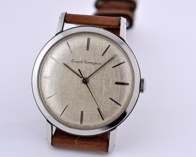 Girard Perregaux Vintage SS Silver Dial