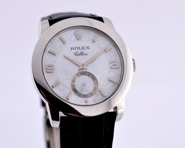 Rolex Cellinium Platinum MOP 