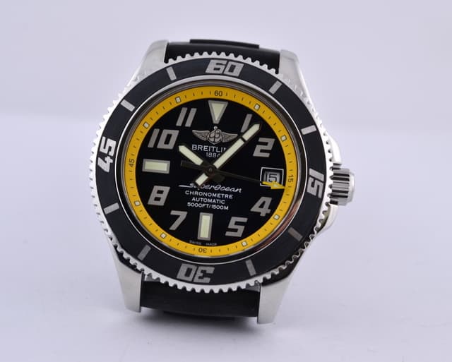 Breitling Super Ocean Pro Black Dial / Rubber 
