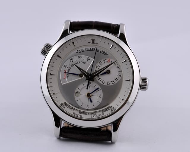 Jaeger LeCoultre Master Geographic SS Silver Dial 